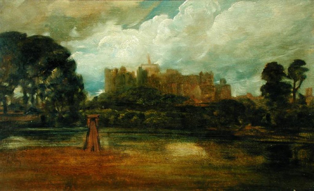 Detail of Windsor Castle by Peter de Wint
