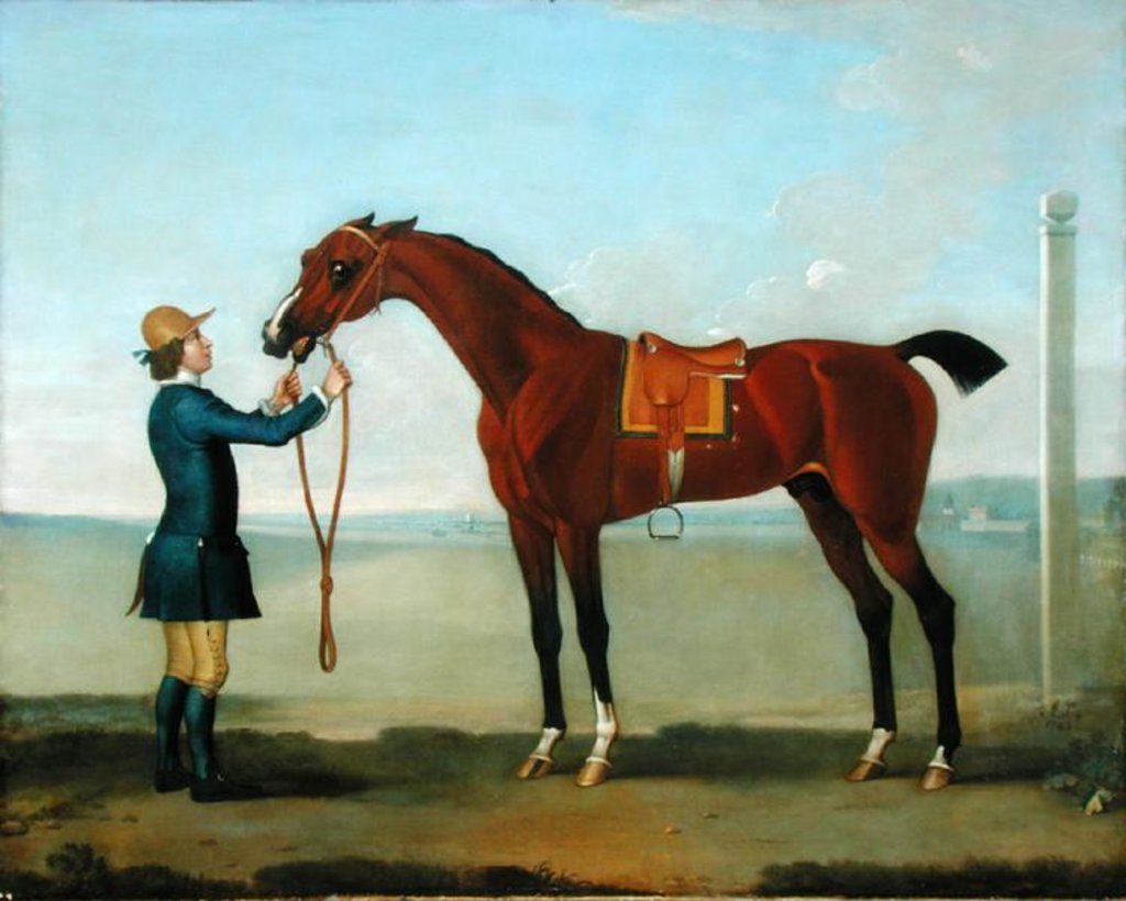 Detail of The Duke of Devonshire's Flying Childers, 1742 by James Seymour