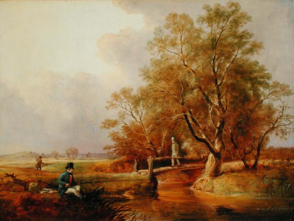 Detail of Fishing: Bottom Fishing by William E. Jones