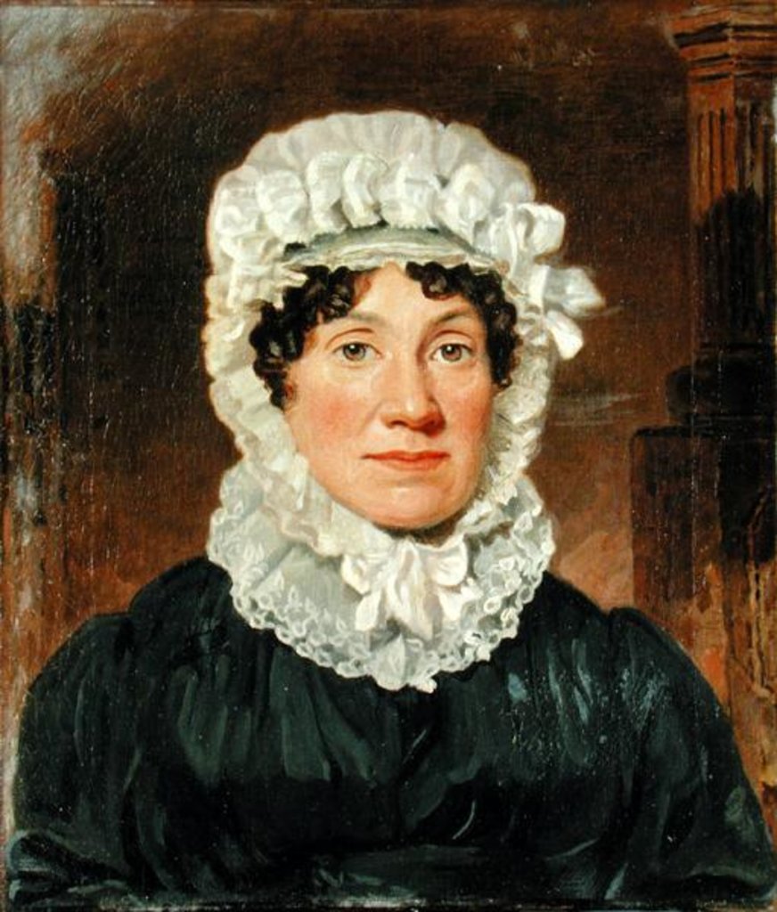 Detail of Portrait of Mrs. Ben Marshall by Lambert Marshall
