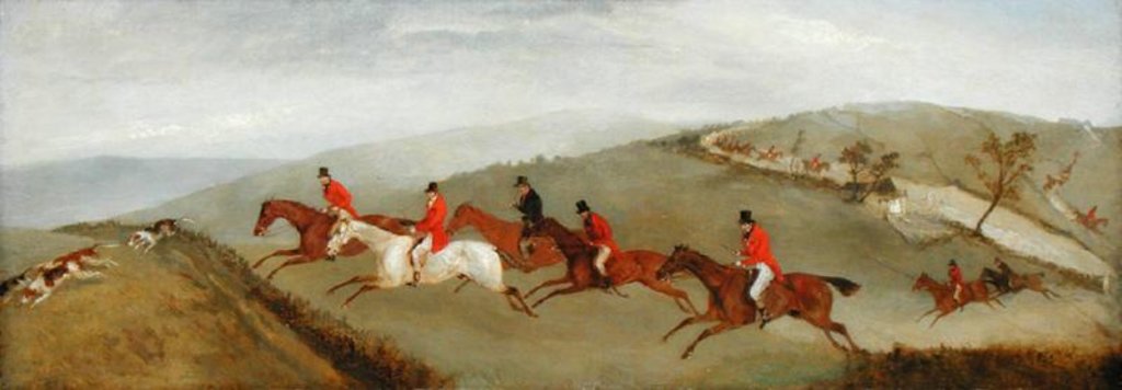 Detail of Foxhunting: The Few not Funkers by Richard Barrett Davis