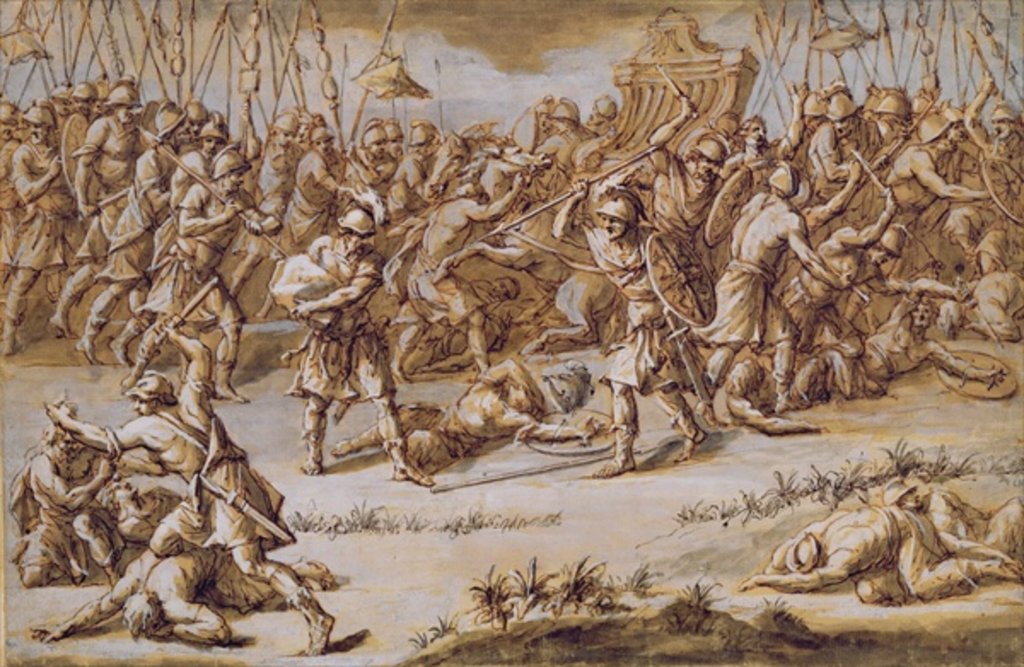 Detail of Illustration to 'The Iliad', 1760s by John Michael Rysbrack