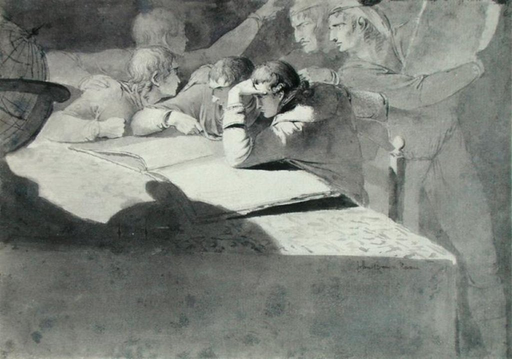 Detail of The Geographers by John Brown