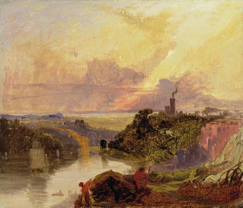 Detail of The Avon Gorge at Sunset by Francis Danby