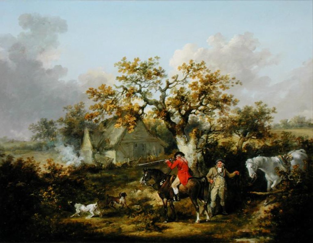 Detail of Partridge Shooting by George Morland