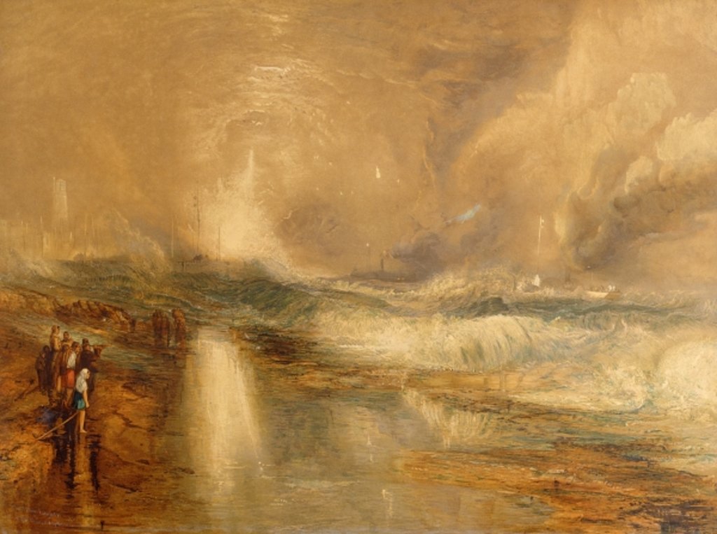 Detail of Rockets and Blue Lights, 1855 by Joseph Mallord William Turner