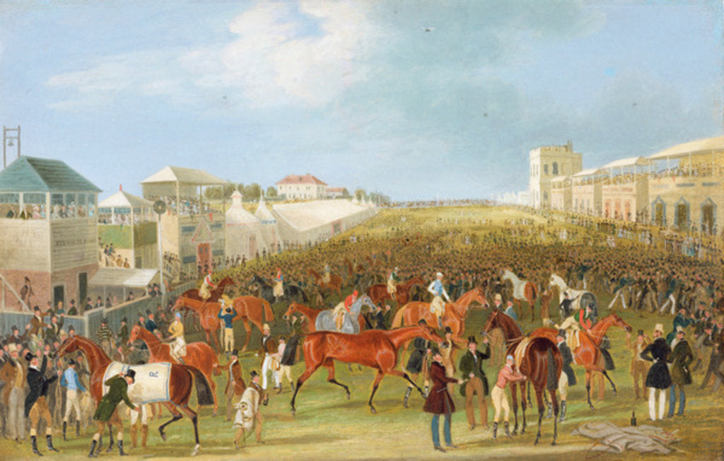 Detail of Epsom Races: The Race Over by James Pollard