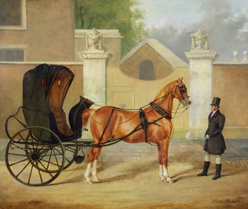 Detail of Gentlemen's Carriages: A Cabriolet, c.1820-30 by Charles Hancock