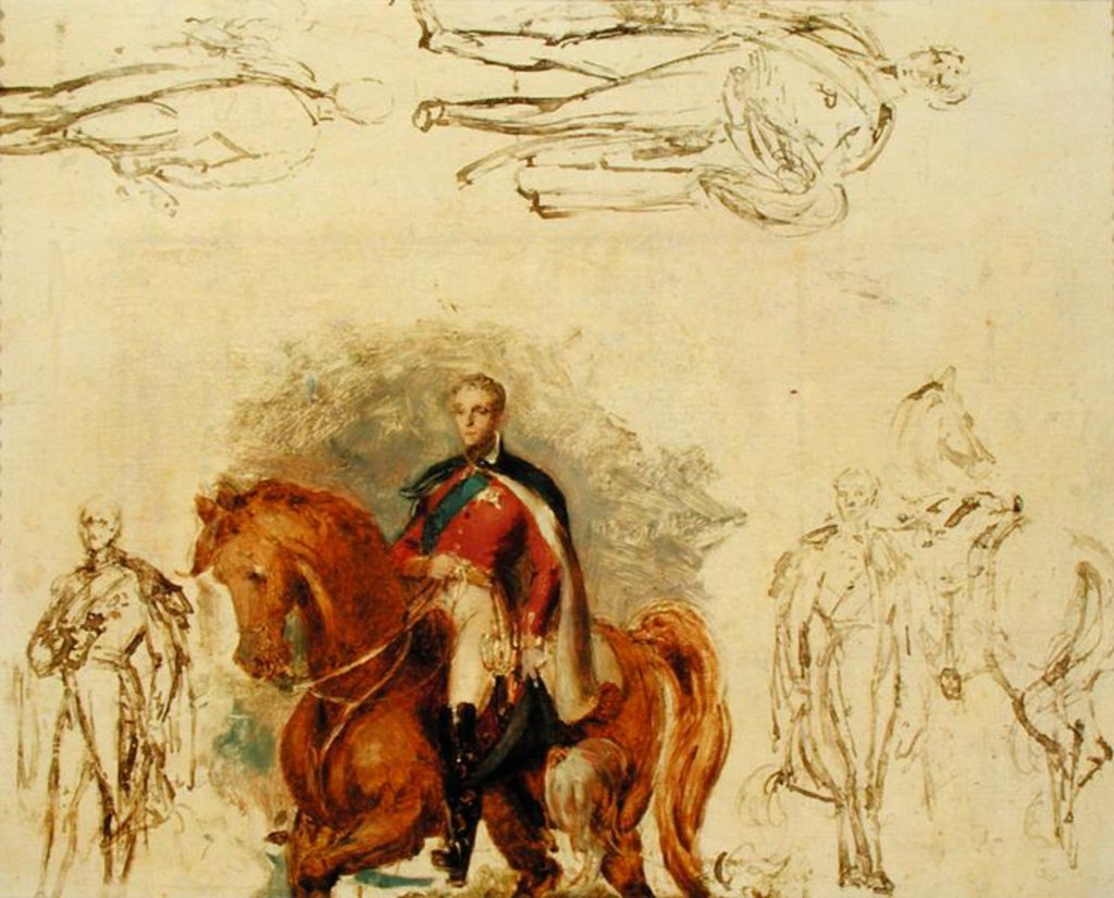 Detail of Studies for the Duke of Wellington by George Hayter