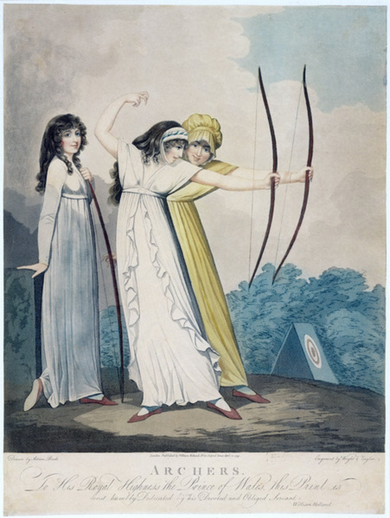Detail of Archers by Adam Buck