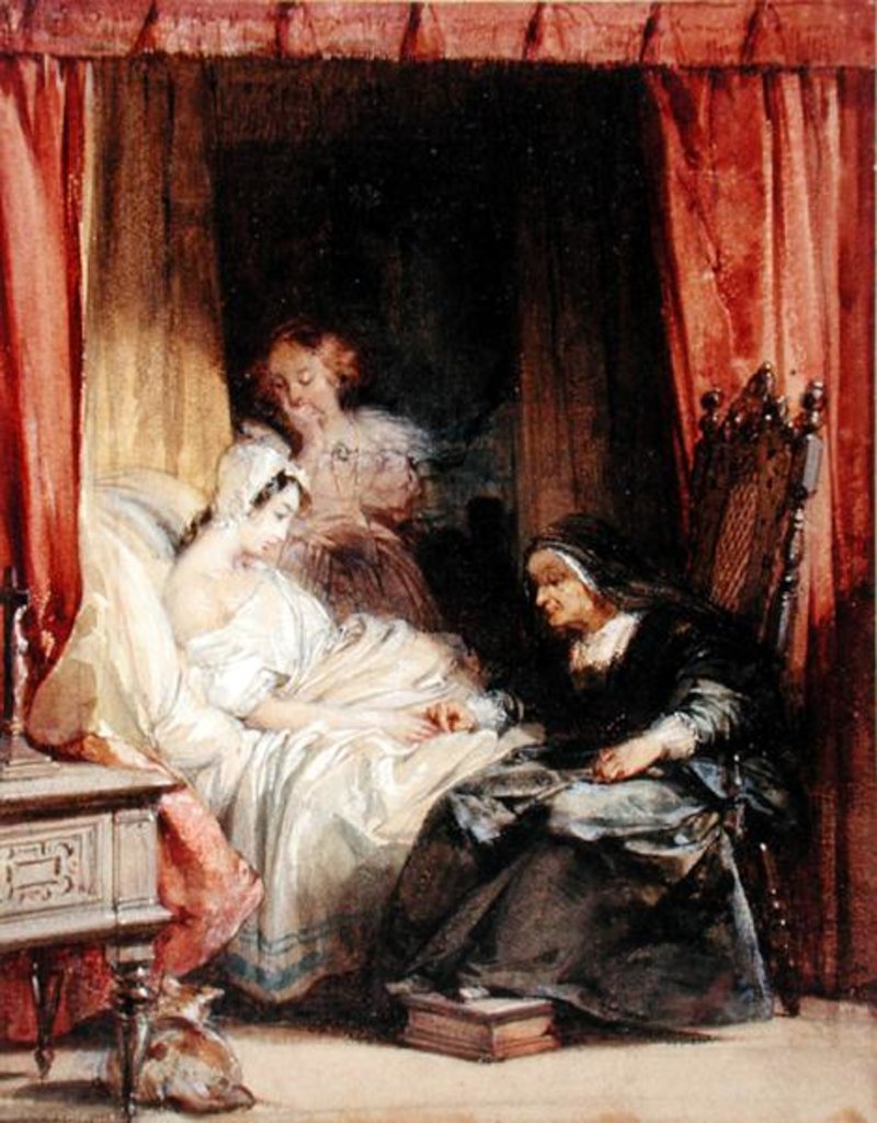 Detail of The Use of Tears, 1827 by Richard Parkes Bonington