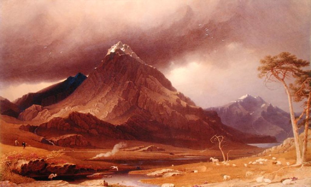 Detail of Tryfan, Carnarvonshire by George Fennel Robson