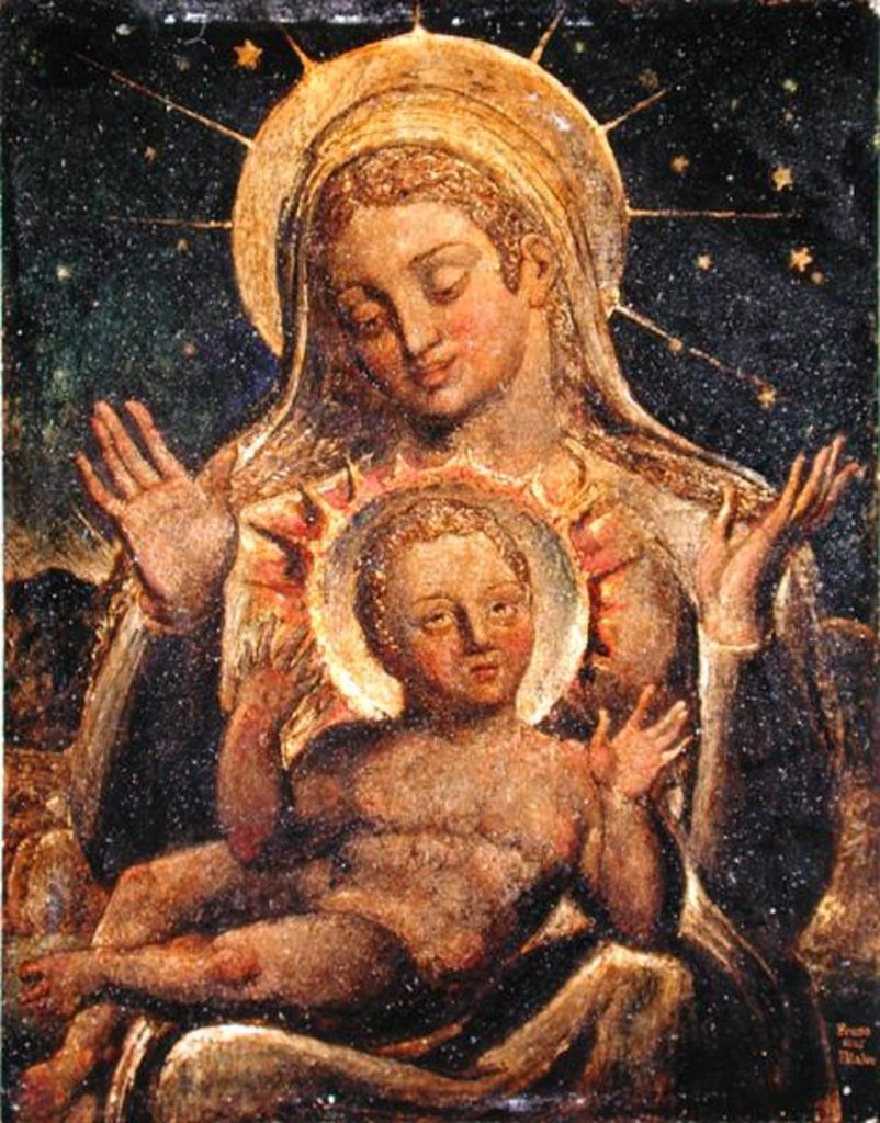 Detail of Virgin and Child, 1825 by William Blake