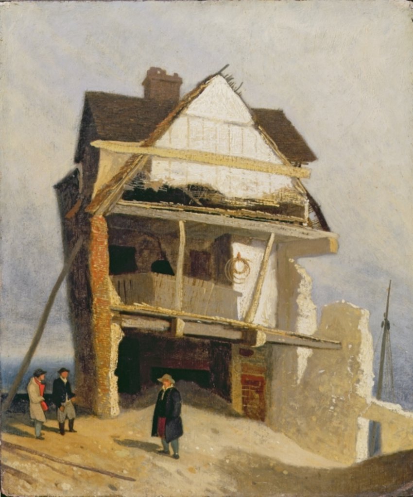 Detail of Ruined House, c.1807-10 by John Sell Cotman
