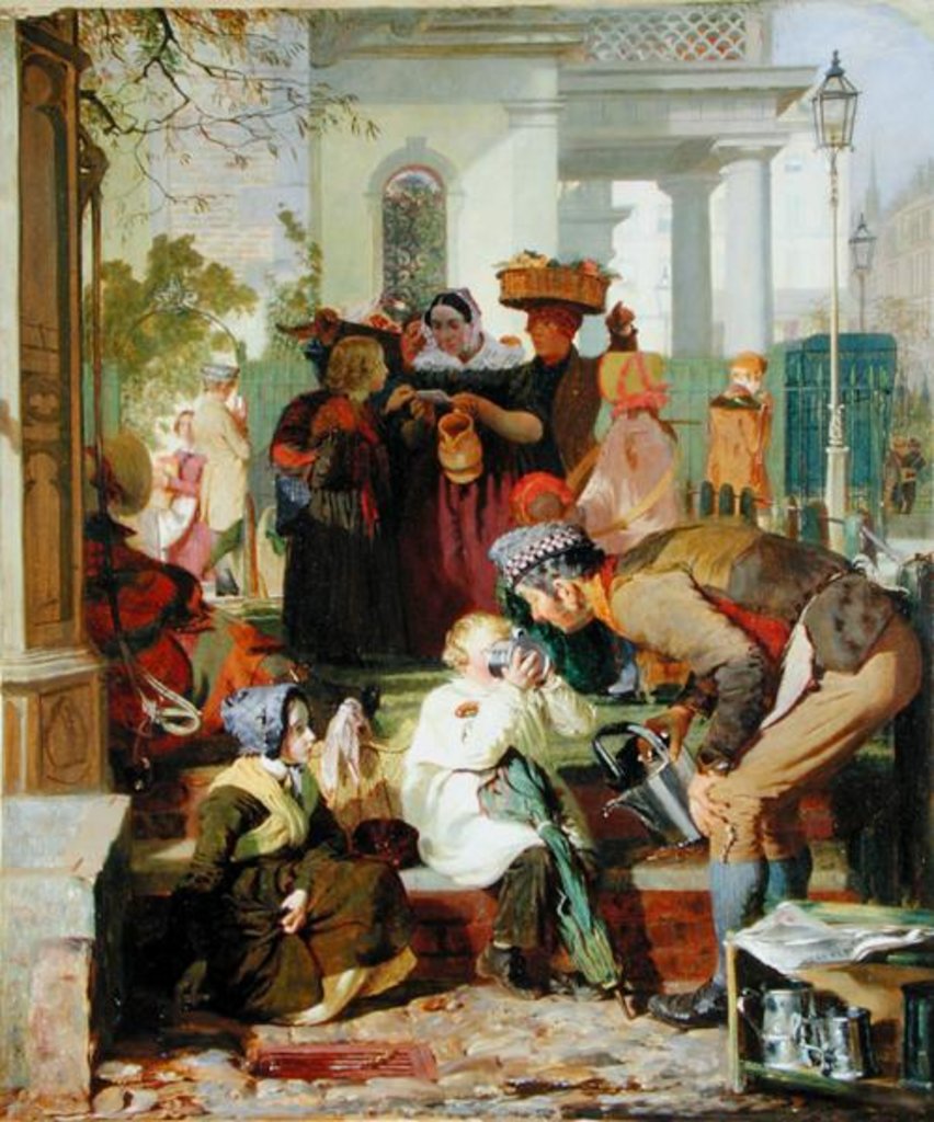 Detail of Refreshing the Weary, c.1847 by Robert Hannah