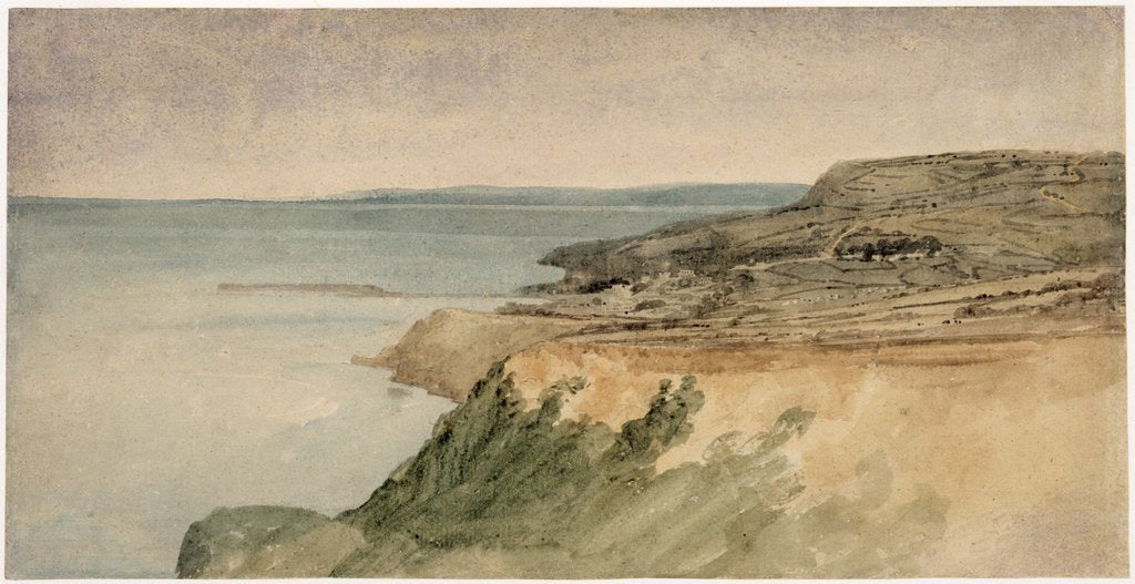 Detail of Lyme Regis, Dorset, c.1797 by Thomas Girtin
