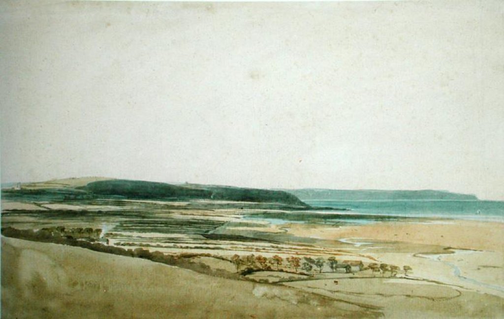 Detail of Estuary of the River Taw, Devon, c.1801 by Thomas Girtin