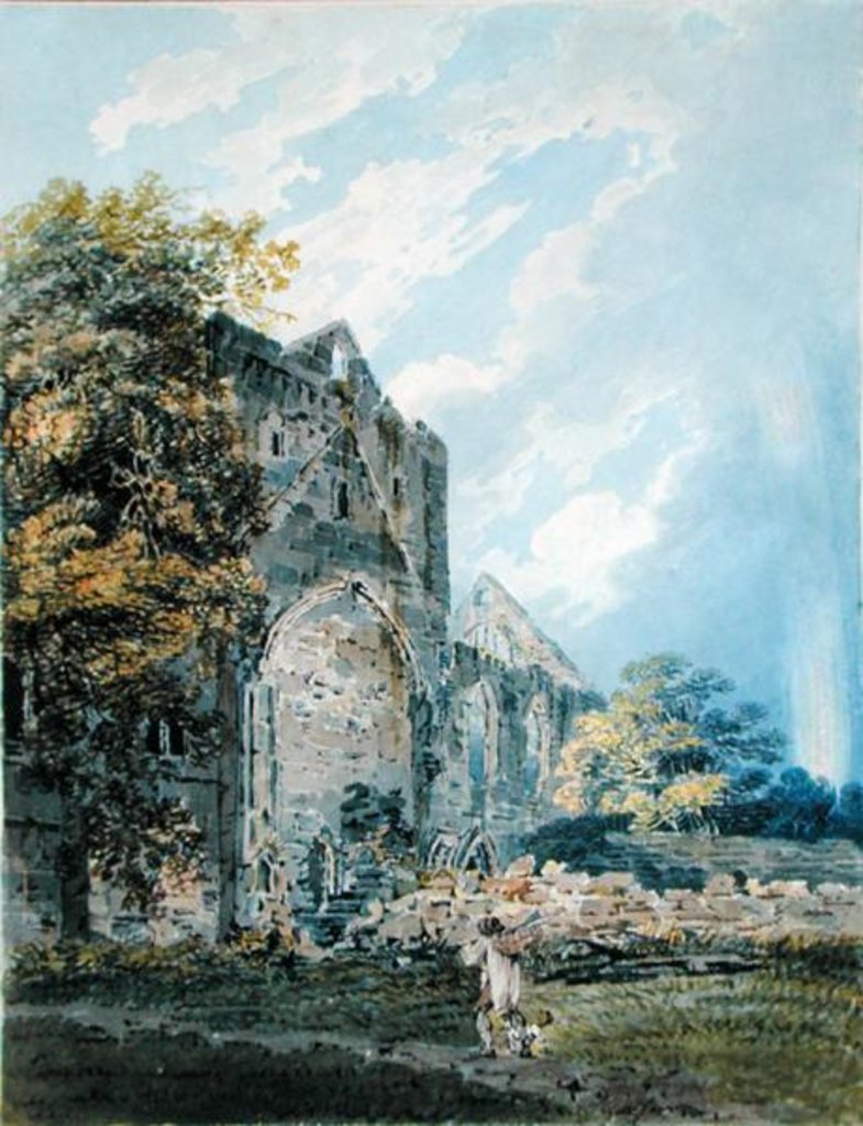 Detail of Pluscardine Abbey, Elgin, c.1793 by Thomas Girtin
