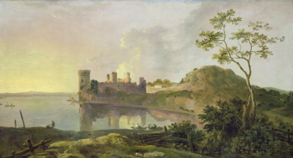 Detail of Summer Evening c.1764-65 by Richard Wilson