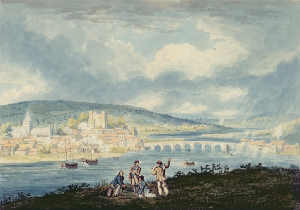 Detail of Rochester by Thomas Girtin