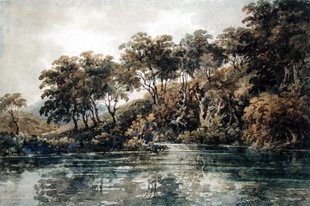 Detail of Trees and Ponds near Bromley, Kent, c.1798 by Thomas Girtin