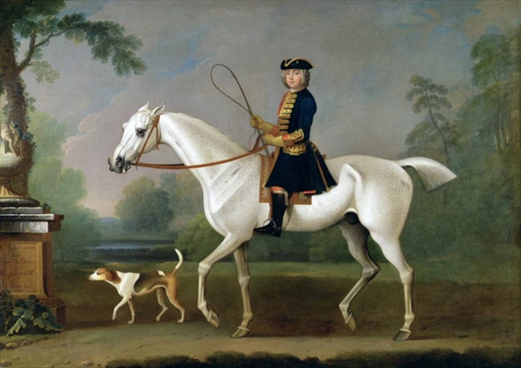 Detail of Sir Roger Burgoyne Riding 'Badger', 1740 by James Seymour