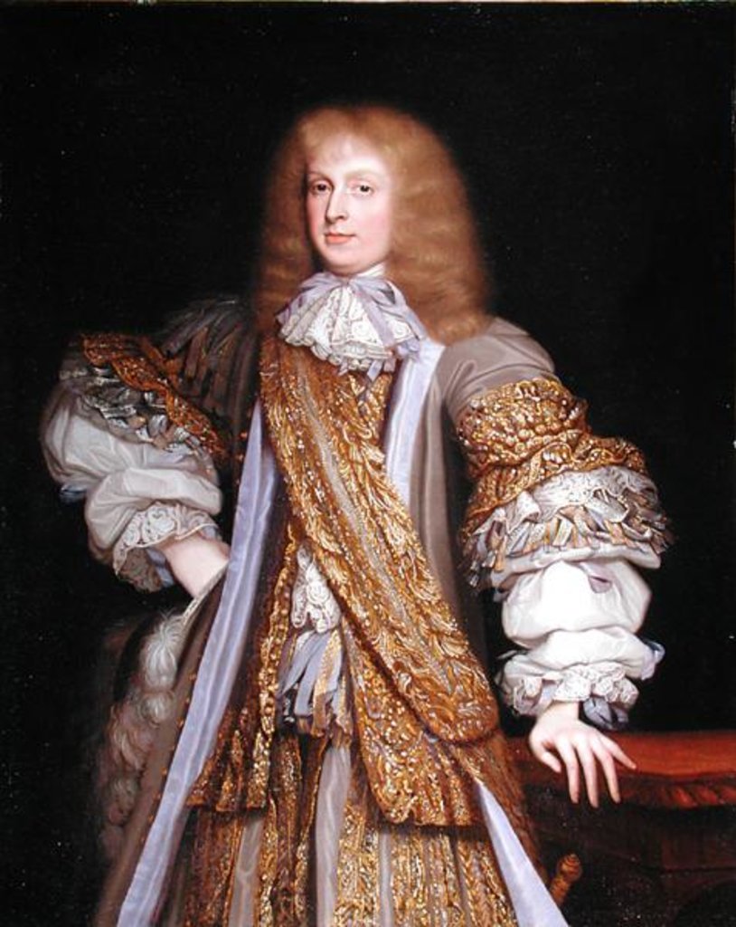 Detail of Sir John Corbet of Adderley, c.1676 by John Michael Wright