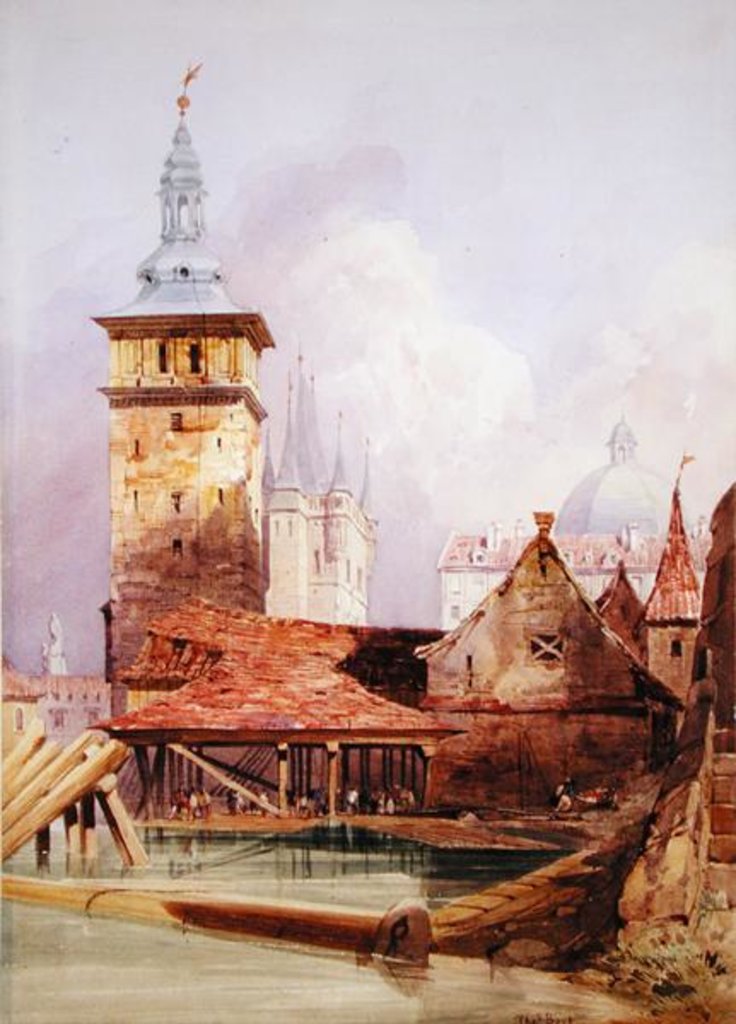 Detail of Prague by Thomas Shotter Boys