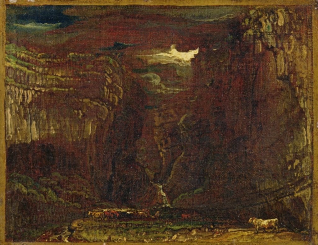 Detail of Sketch for 'Gordale Scar', c.1812 by James Ward
