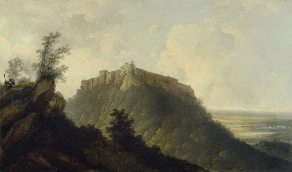 Detail of The Fort of Bidjegur, c.1784 by William Hodges