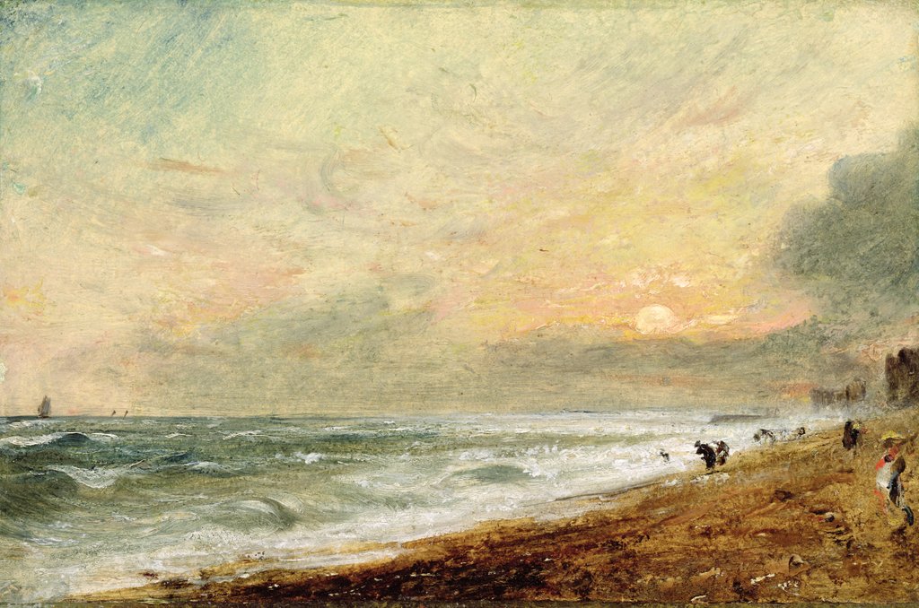 Detail of Hove Beach, c.1824 by John Constable