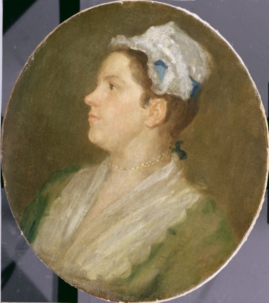 Detail of Anne Hogarth, c.1740 by William Hogarth