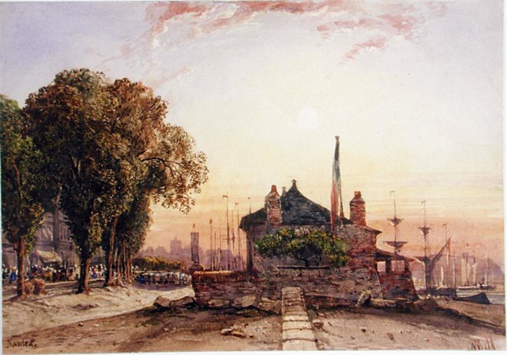 Detail of Nantes by William Wyld