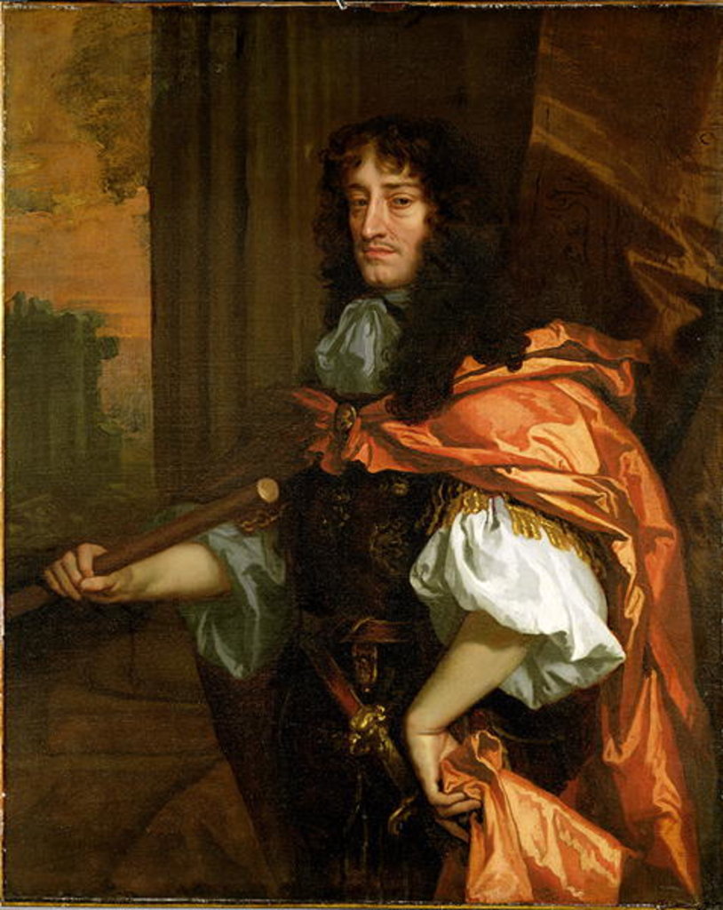 Detail of Prince Rupert, c.1666-71 by Peter Lely