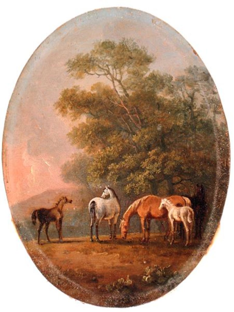 Detail of Mares and Foals, c.1770-80 by Sawrey Gilpin