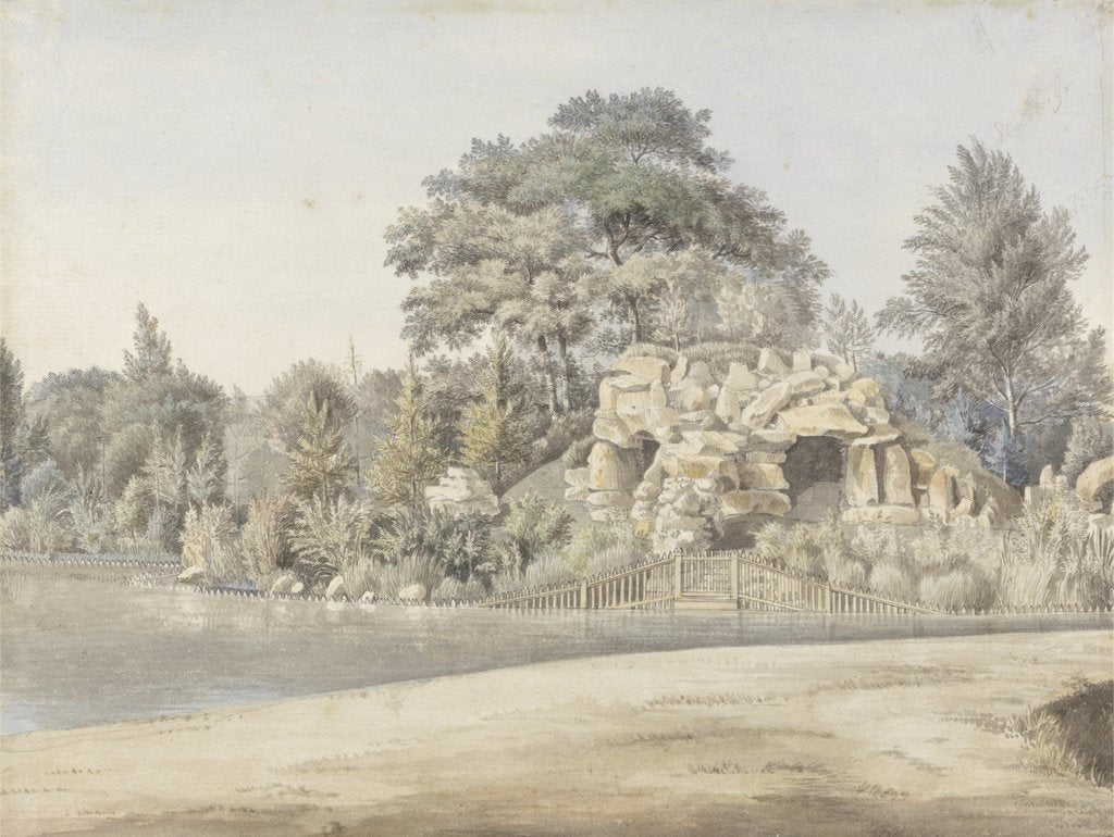 Detail of The Grotto, Virginia Water by Thomas Sandby