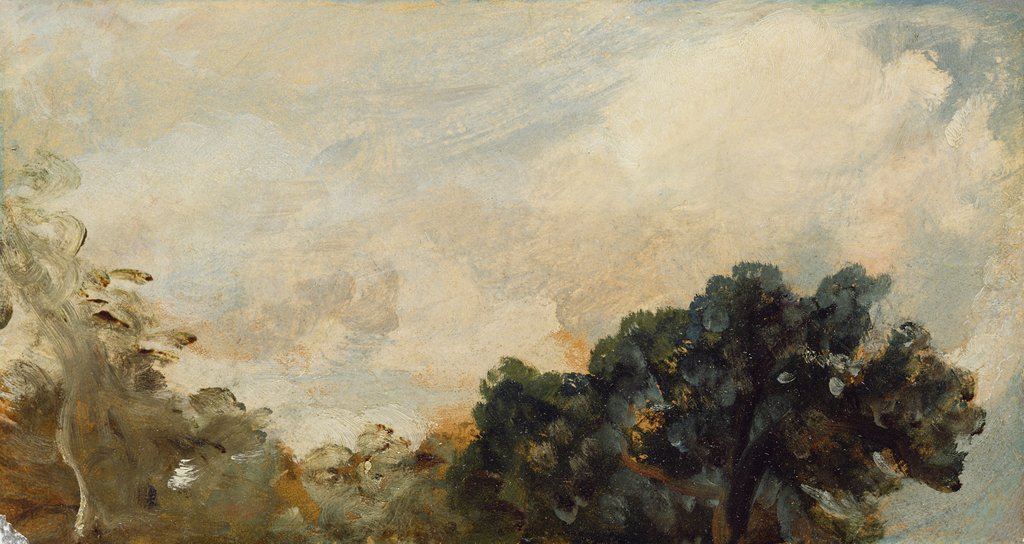 Detail of Cloud Study with Trees, 1821 by John Constable