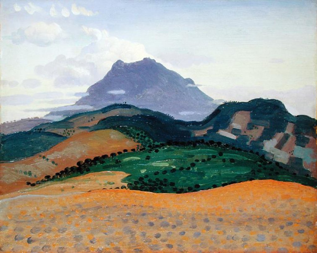 Detail of Tour Madeloc in the Pyrenees, c.1913 by Derwent Lees