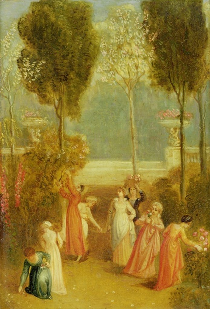 Detail of The Garden, c.1820 by Thomas Stothard