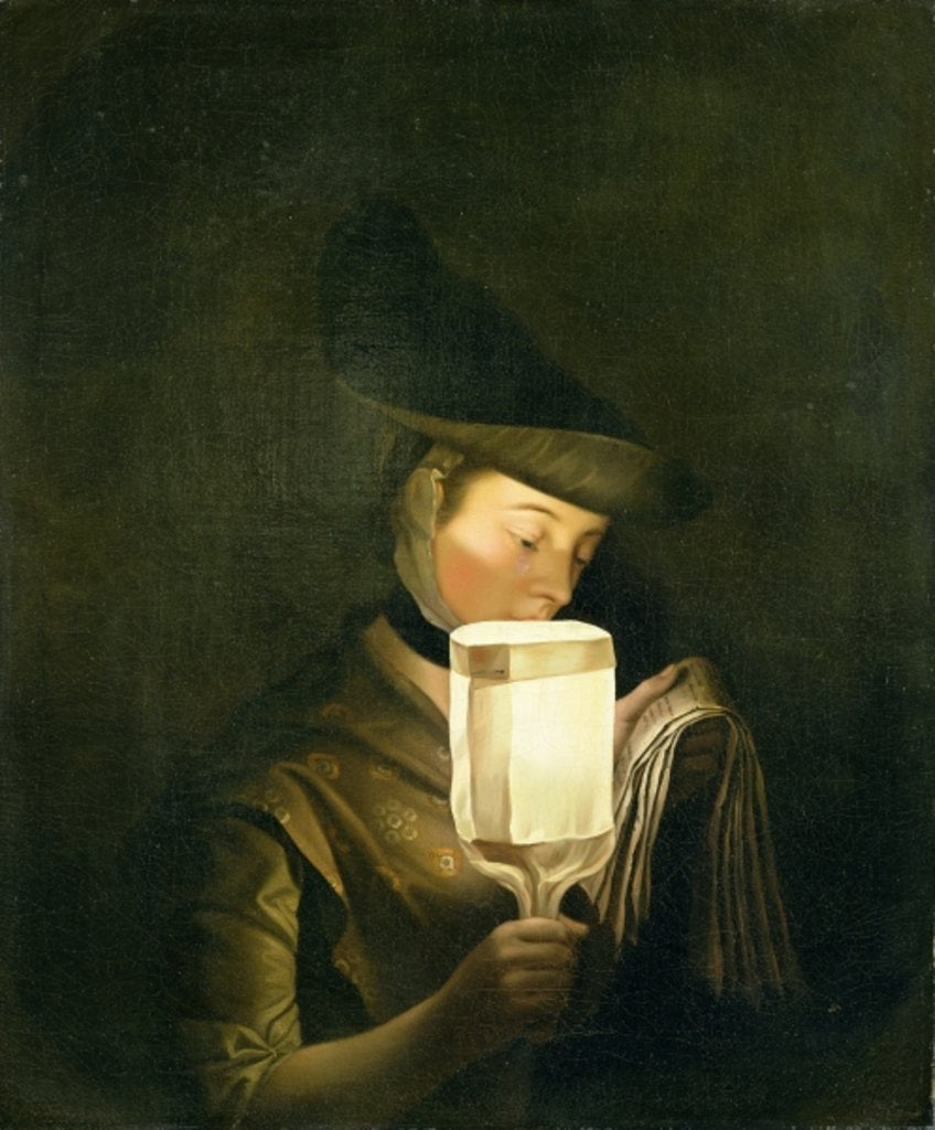 Detail of The Ballad Singer, c.1764 by Henry Robert Morland