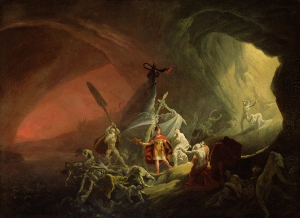 Detail of Aeneas and the Sibyl, c.1800 by English School