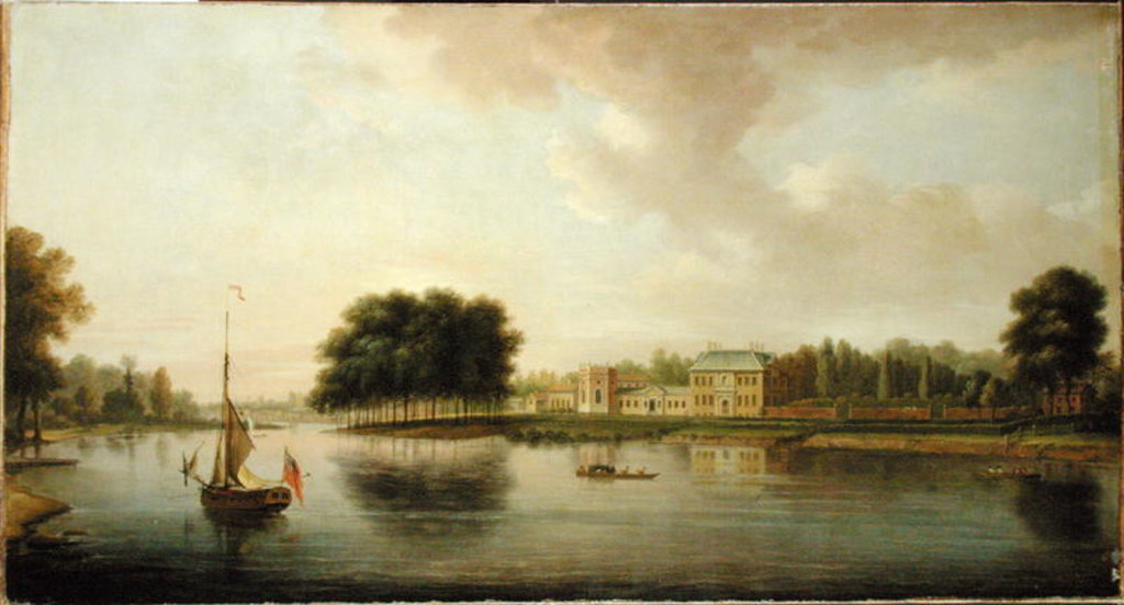 Detail of Orleans House, Twickenham by Joseph Nickolls