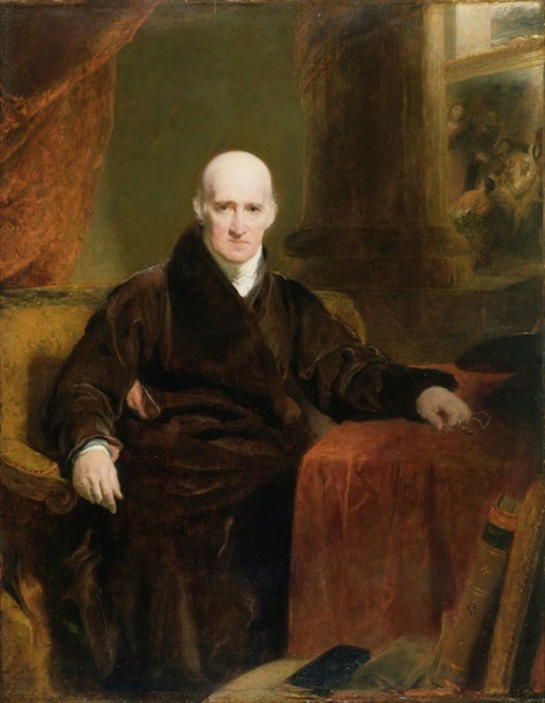 Detail of Benjamin West 1810 by Thomas Lawrence