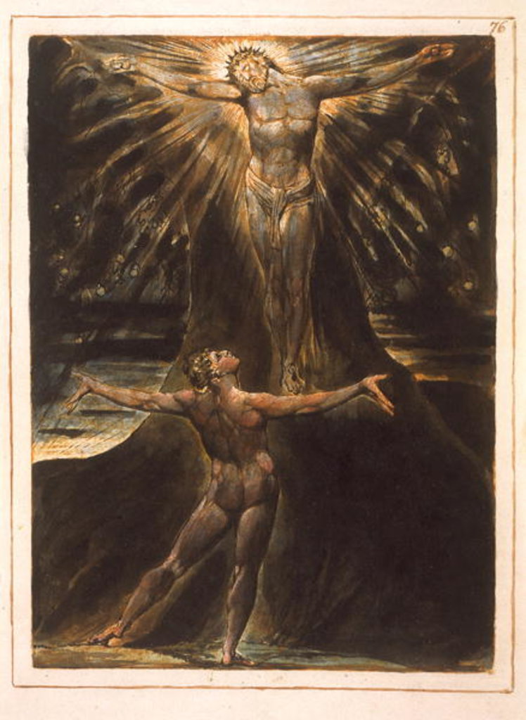 Detail of Plate 76 from 'Jerusalem', 1804-20 by William Blake