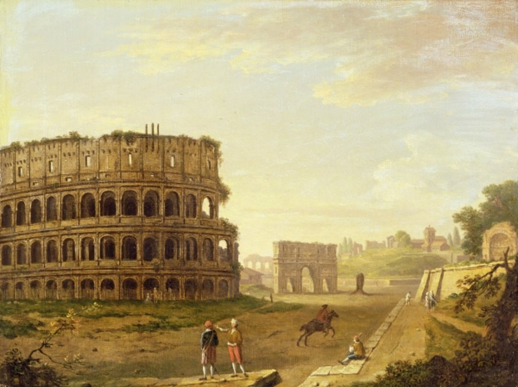 Detail of The Colosseum, 1776 by John Inigo Richards