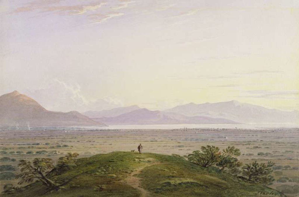 Detail of The Plains of Marathon, 1834 by John Varley