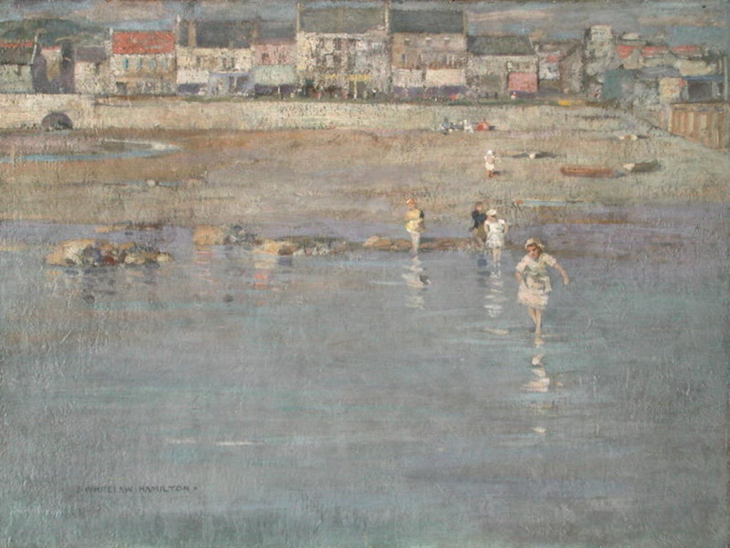 Detail of Ebbing Tide, c.1896 by James Whitelaw Hamilton