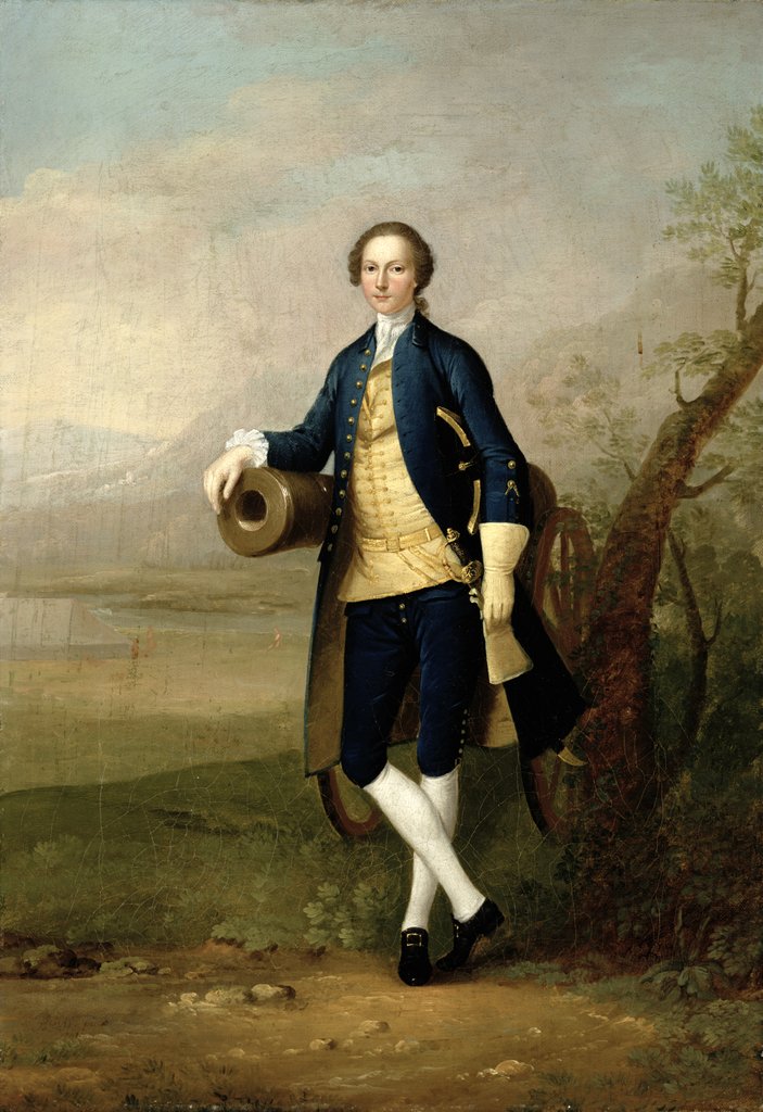 Detail of Gentleman with a Cannon, 1741 by Arthur Devis