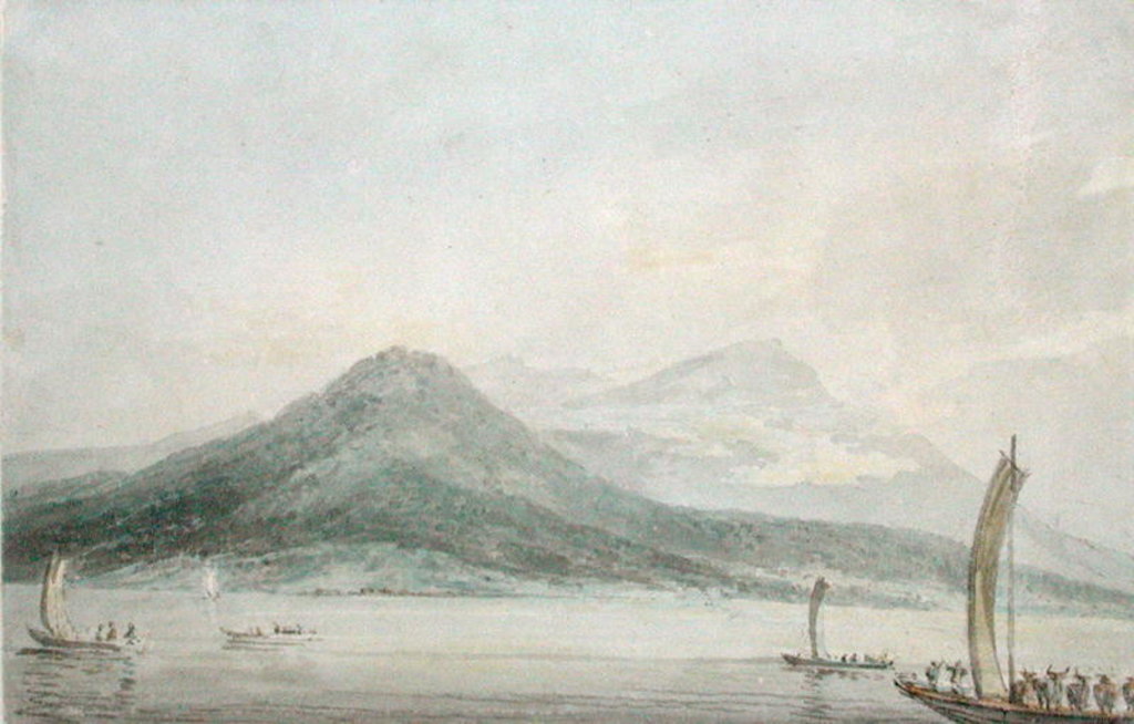 Detail of Lago Maggiore from Isola Borromena, c.1795 by Joseph Mallord William Turner