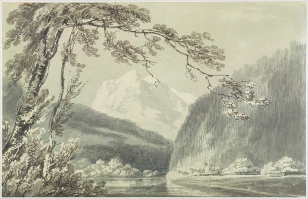 Detail of Near Grindelwald, c.1796 by Joseph Mallord William Turner